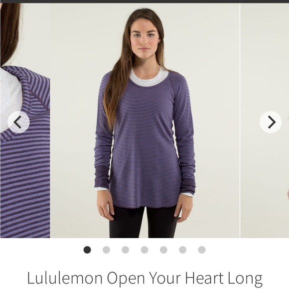 Lululemon crewneck long sleeve purple sz 6 - Picture 8 of 8